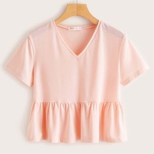 Pink Babydoll Tee